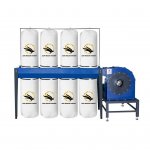 مکنده چهار قلو ۱۵۰۰۰متر مکعب هینامی (زرنگار شریف) مدل HINAMI S40 www.choobara.com S40 HINAMI ZAR NEGAR SHARIF CO QUADRUPLETS DUST COLLECTOR